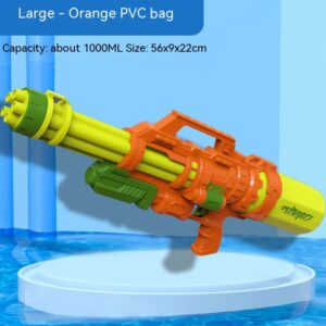 Large Capacity Gatling Water Spray Pull Water Gun Toy
